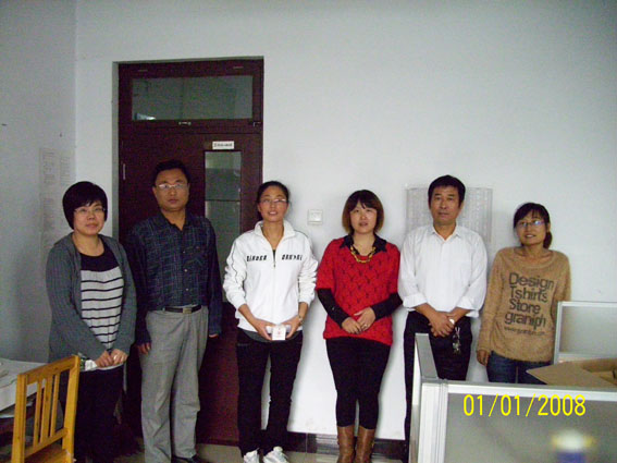 与数学二级部优秀教师合影